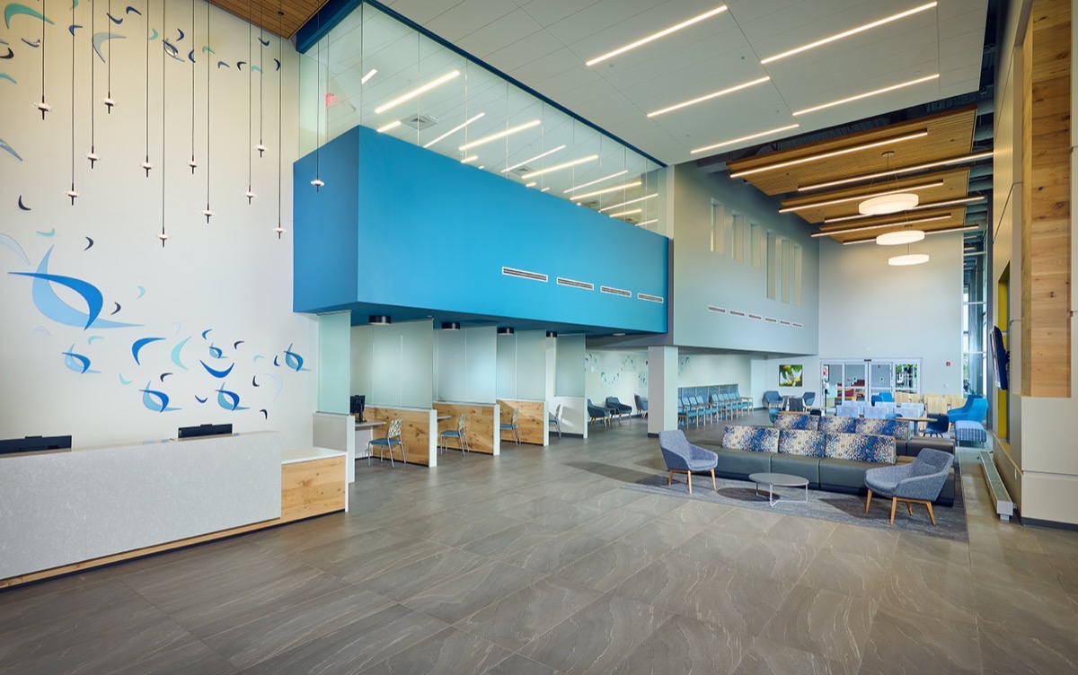 LBJI Crown Point — lobby and waiting area